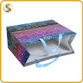 Recycled Carry Paper Bag with Hologram for Luxury Product Packing